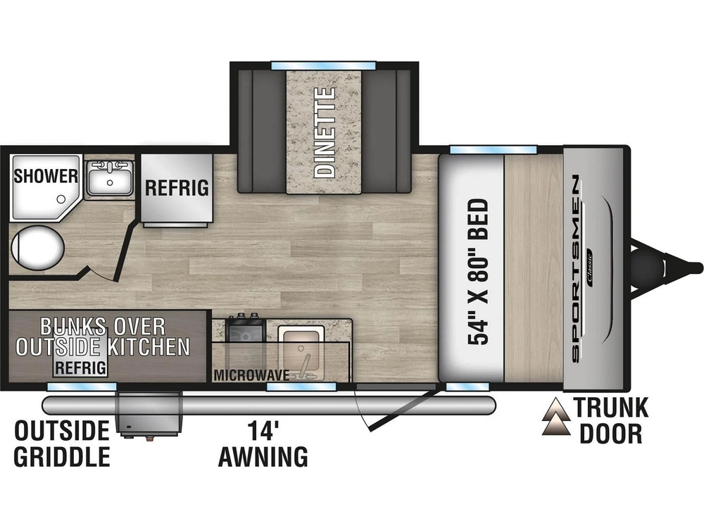 Kz-rv Sportsmen Classic 191bhk 2025 alt