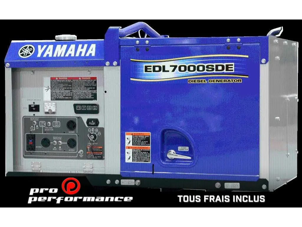 2023 Yamaha Génératrice Diesel - EDL7000SDE 