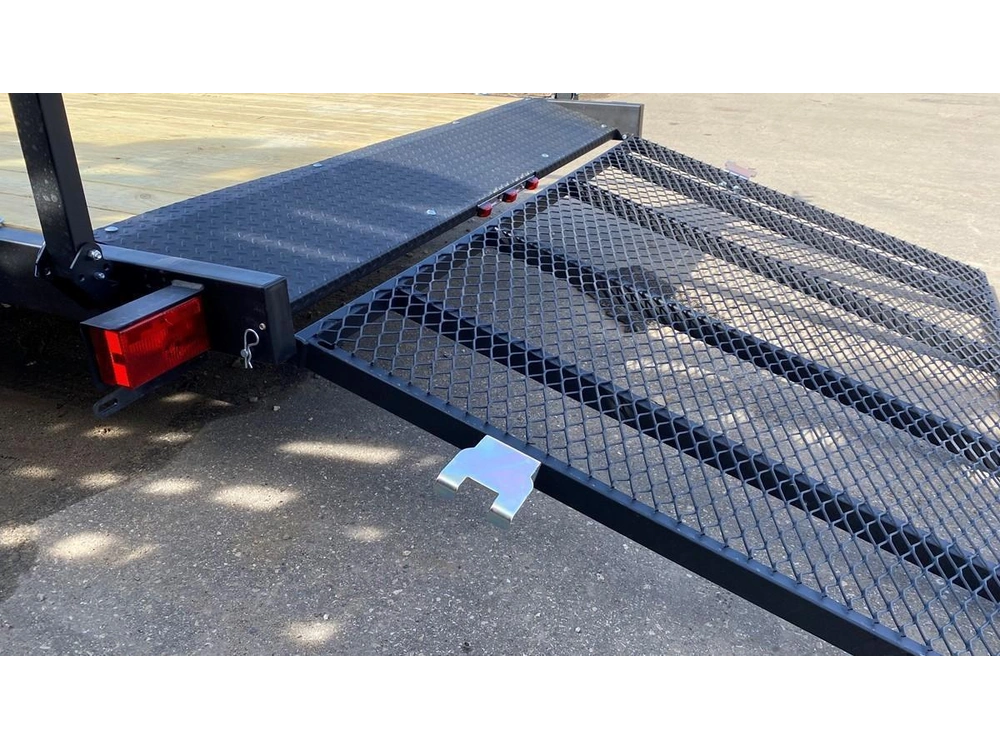 2023 Karavan 6x12 Utilitaire Côté À Rabbat Noir alt