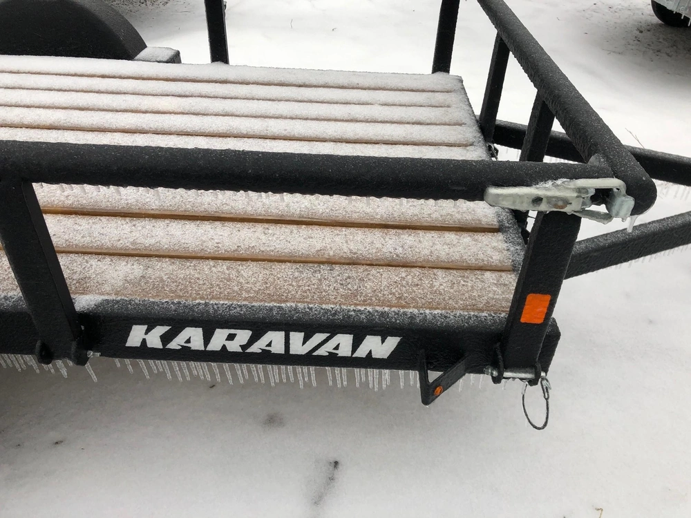 2023 Karavan 6x12 Utilitaire Côté À Rabbat Noir alt