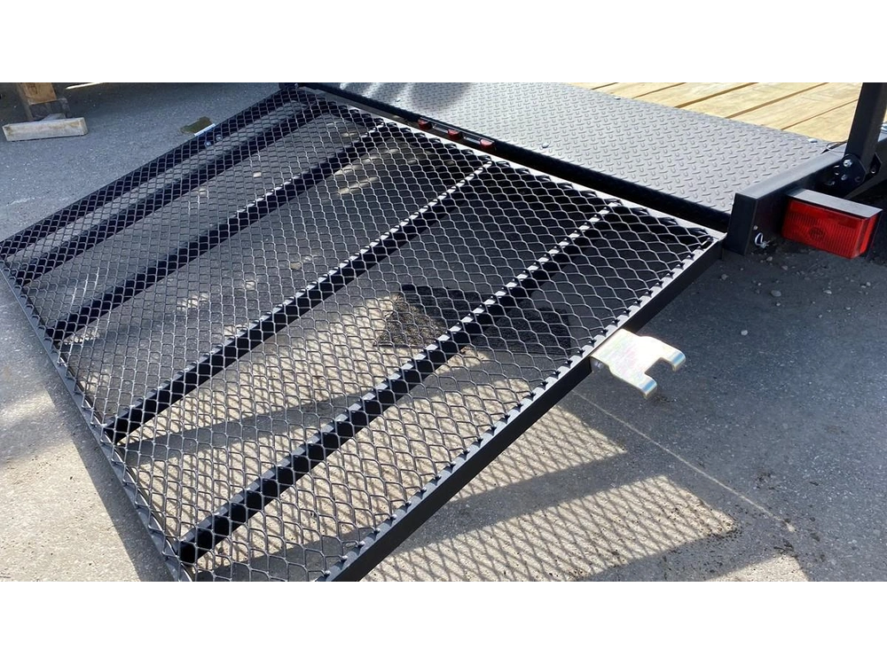 2023 Karavan 6x12 Utilitaire Côté À Rabbat Noir alt