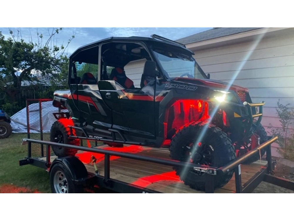 2023 Karavan 6x12 Utilitaire Côté À Rabbat Noir alt