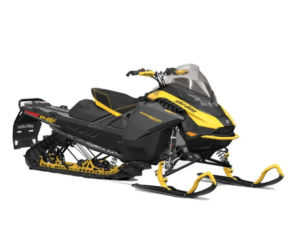 2024 Ski-Doo Backcountry™ Adrenaline® Rotax® 850 E-TEC 146 ES PowderMax 2.0 Yellow