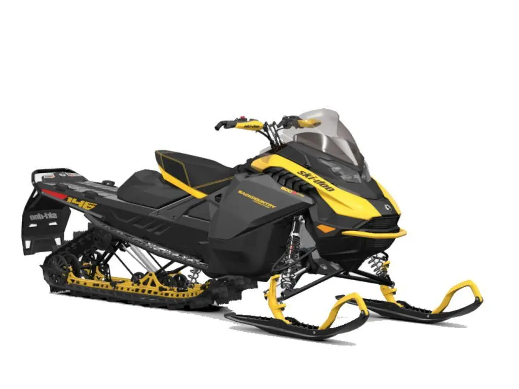 2024 Ski-Doo Backcountry™ Adrenaline® Rotax® 600R E-TEC 146 ES PowderMax 2.0 Yellow