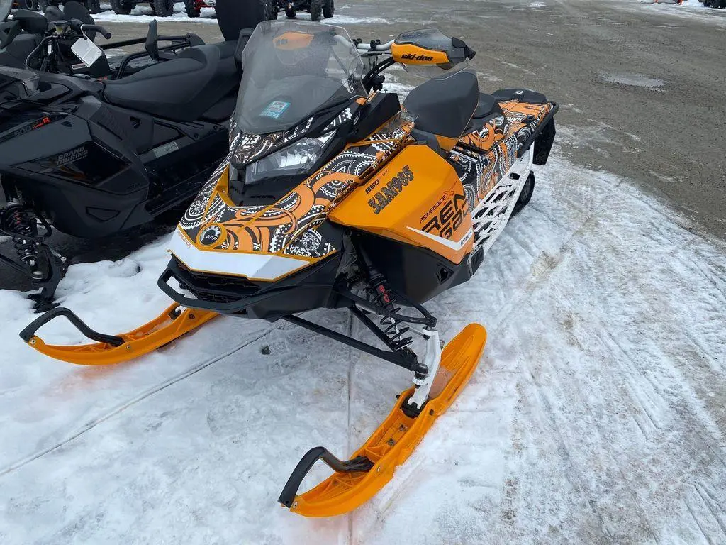 Used 2017 Ski-Doo Renegade® X® ROTAX® 850 E-TEC® Black Ripsaw 1.25 REV-XS™  in Timmins - Mikey's General Sales