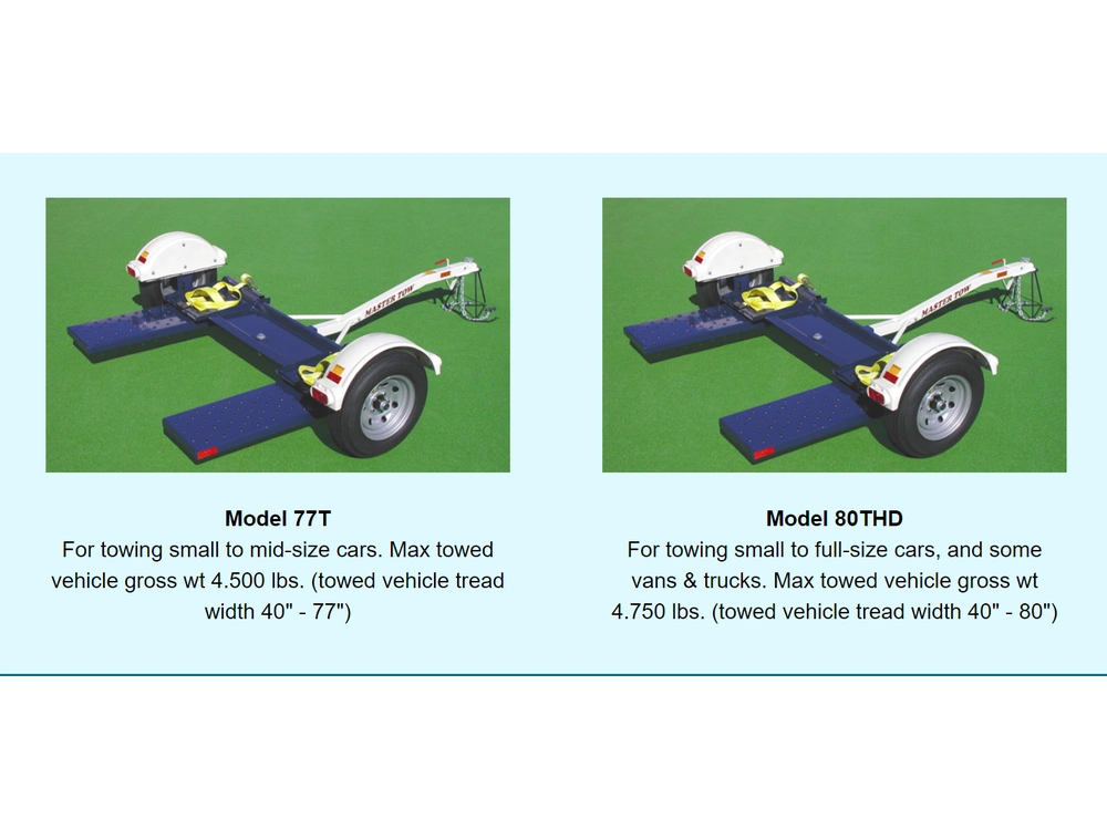 Master Tow Automobile (tow Dolly) Modèle 80thdeb Del Et Courroies Anneau 2024 alt
