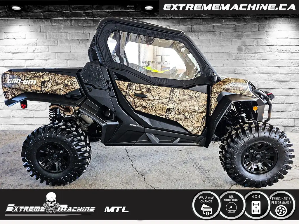 2023 Can-Am COMMANDER X MR 1000R SEULEMENT 1454KM – COMME NEUF!!!