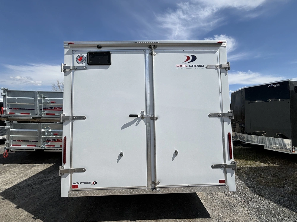 Idéal Cargo 8.5x16 Ta3 + Hauteur Additionnelle De 6'' + Work Zone 2 Portes Blanche 2024 alt