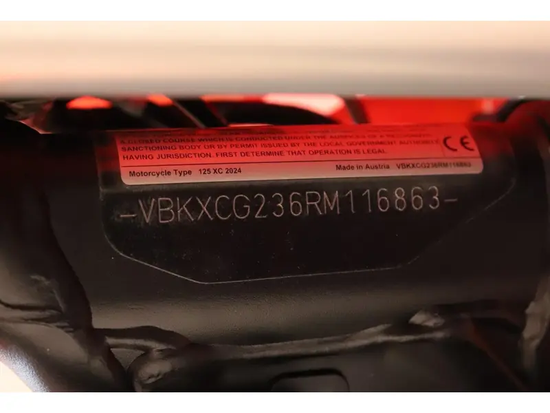 2024 KTM 125 XC