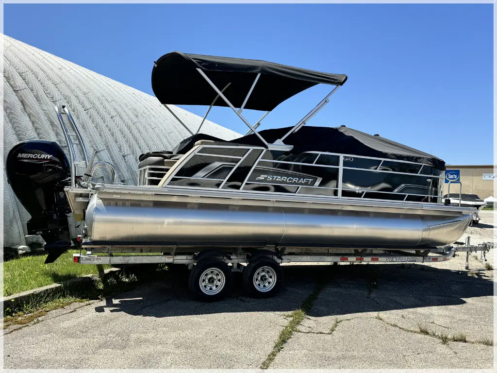 New 2023 Starcraft EX 22 Q in Sarnia - Needham's Marine Limited New 2023 Starcraft EX 22 Q in Sarnia - Needham's Marine Limited