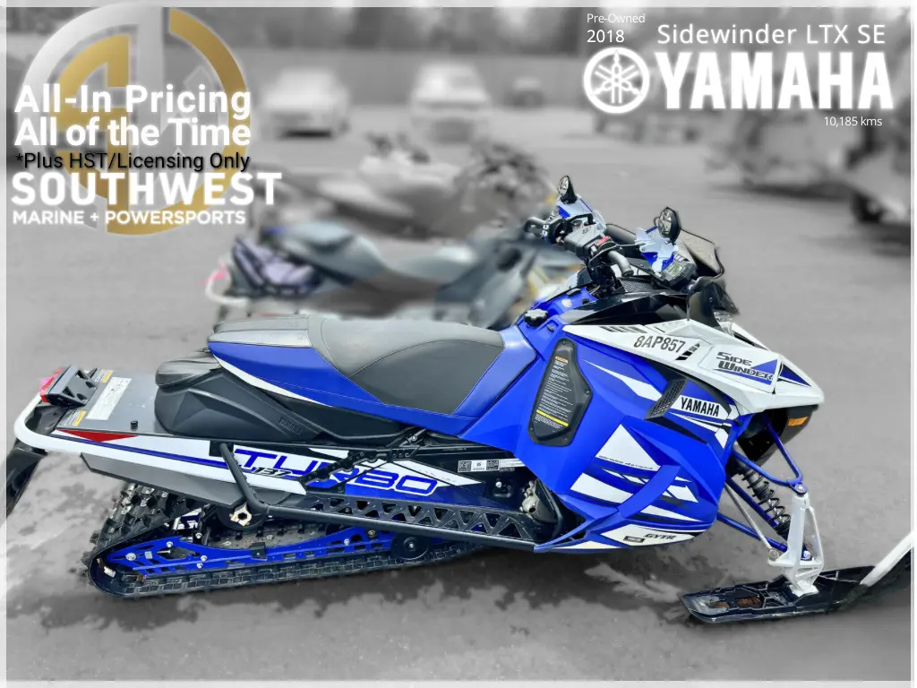 2018 Yamaha Sidewinder LTX SE