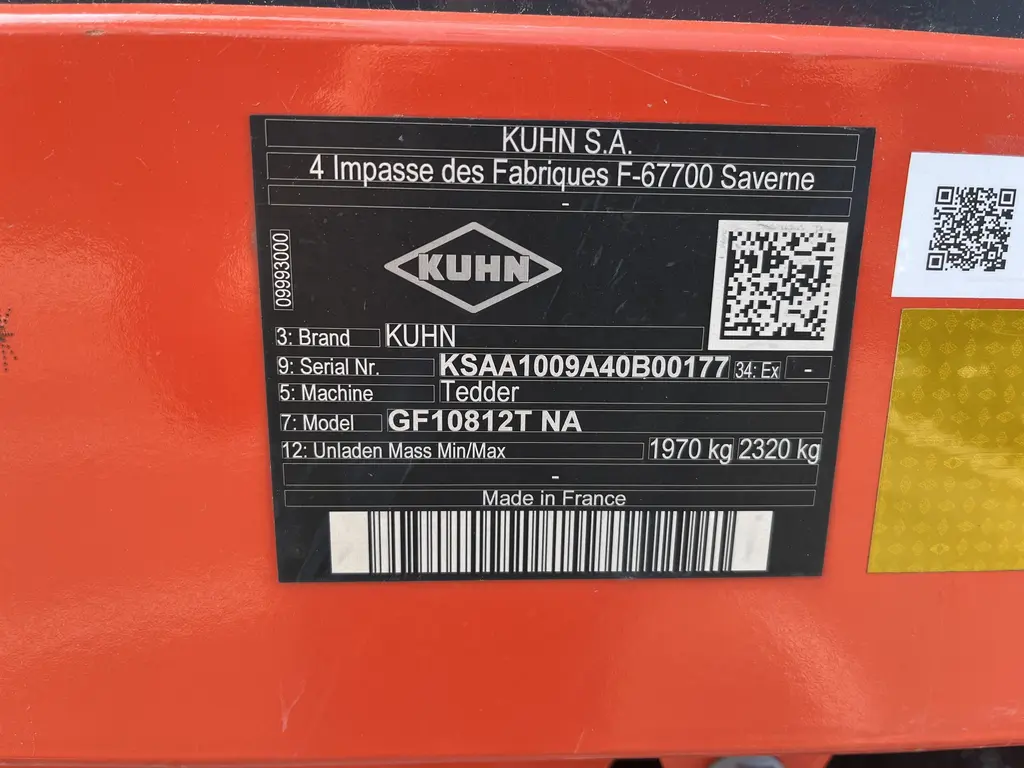 2020 Kuhn GF10812T