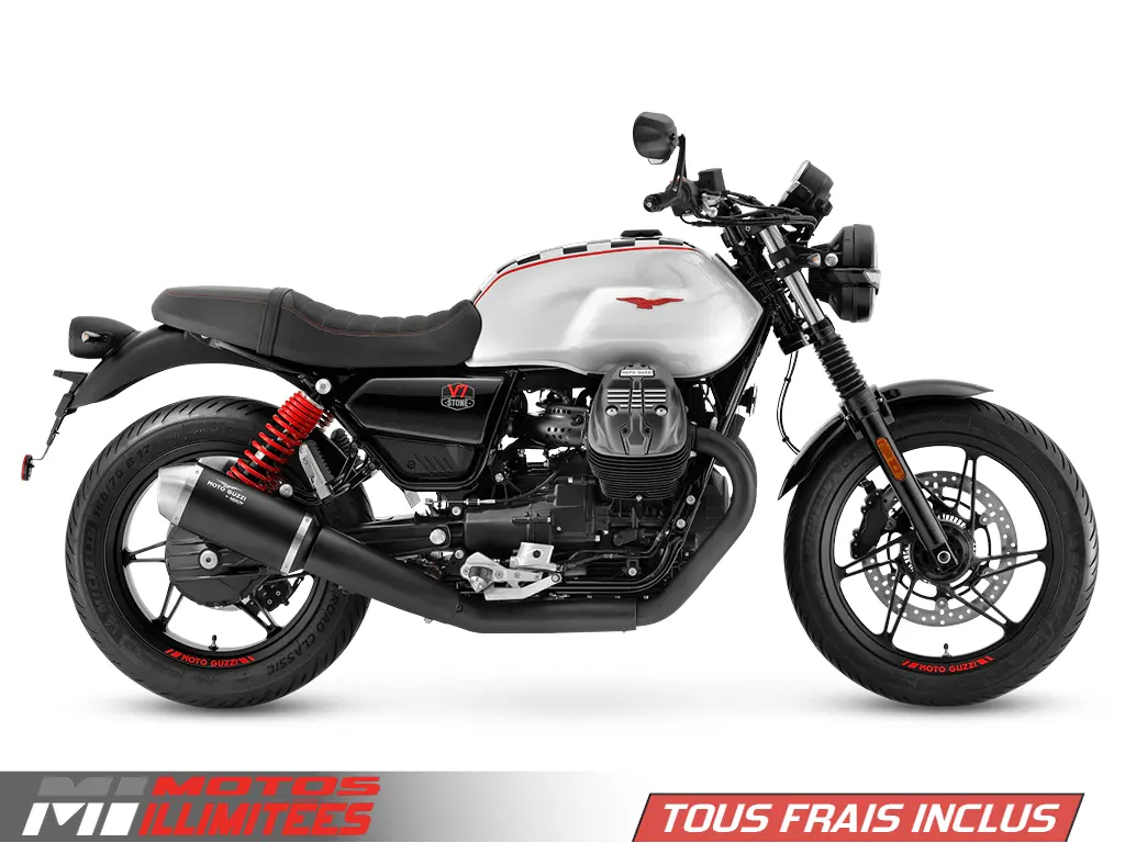 2024 Moto Guzzi V7 Stone Ten Frais inclus+Taxes