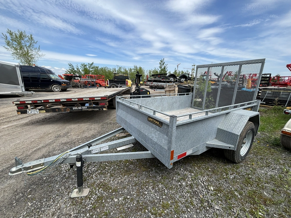 2024 Unitrail 5x10 Unitrail Series Utilitaire Galvanisé, Porte Rampe alt