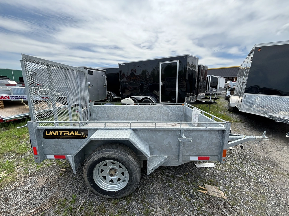 2024 Unitrail 5x10 Unitrail Series Utilitaire Galvanisé, Porte Rampe alt