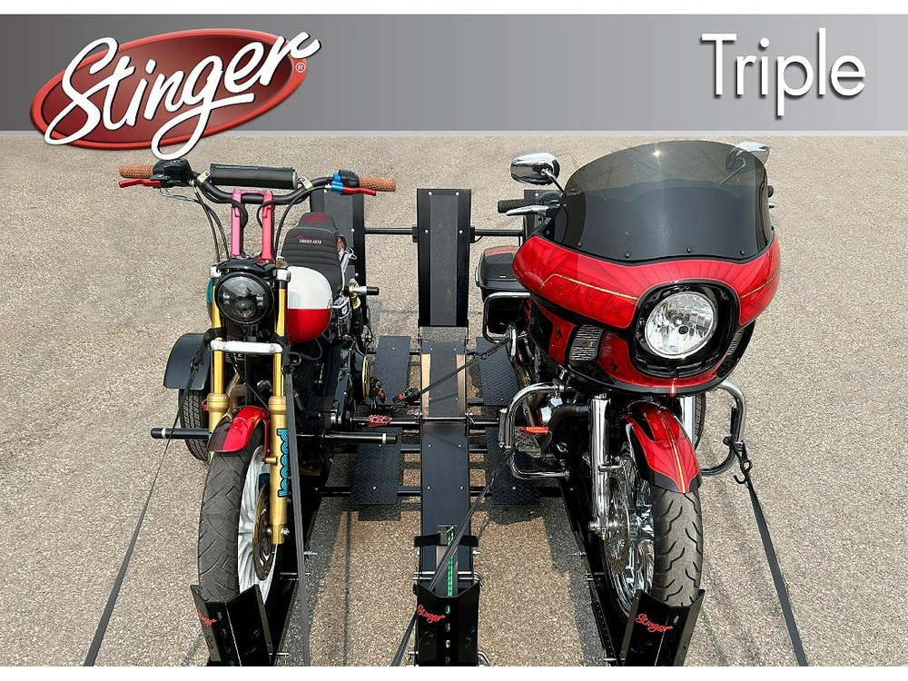 Stinger Triple Motorcycle Trailer 2023 alt