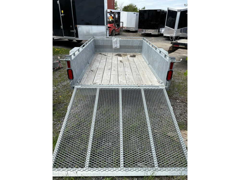 2024 Unitrail 5x10 Unitrail Series Utilitaire Galvanisé, Porte Rampe alt
