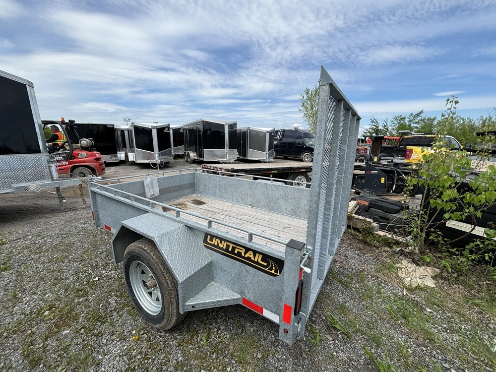 2024 Unitrail 5x10 Unitrail Series Utilitaire Galvanisé, Porte Rampe alt