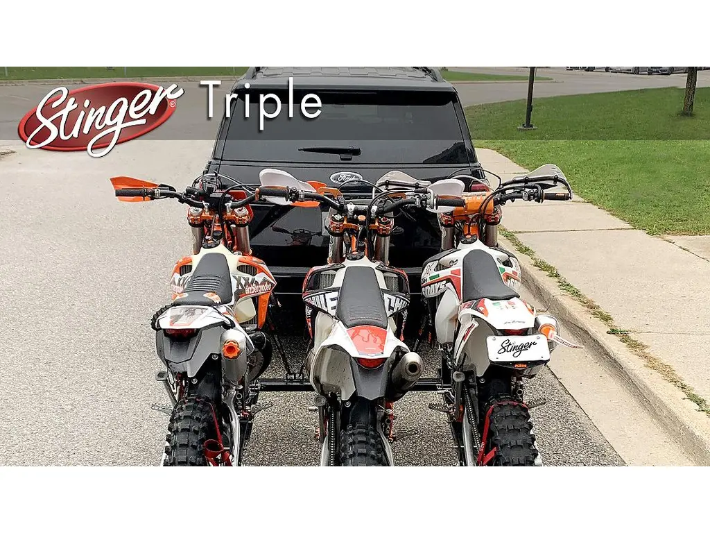 2024 Stinger TRIPLE MOTORCYCLE TRAILER