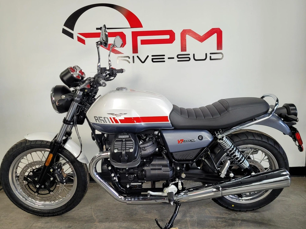 Moto Guzzi V7 Special Red Stripe Twin Tone *2.99% / 48 Mois💳 2024 alt