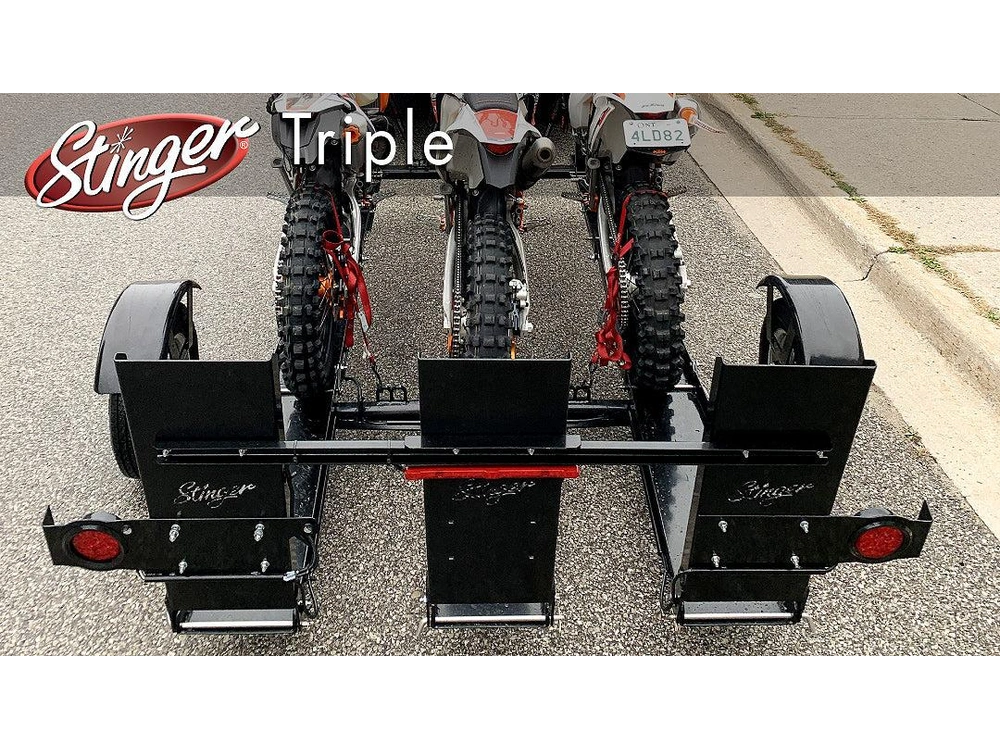 Stinger Triple Motorcycle Trailer 2023 alt