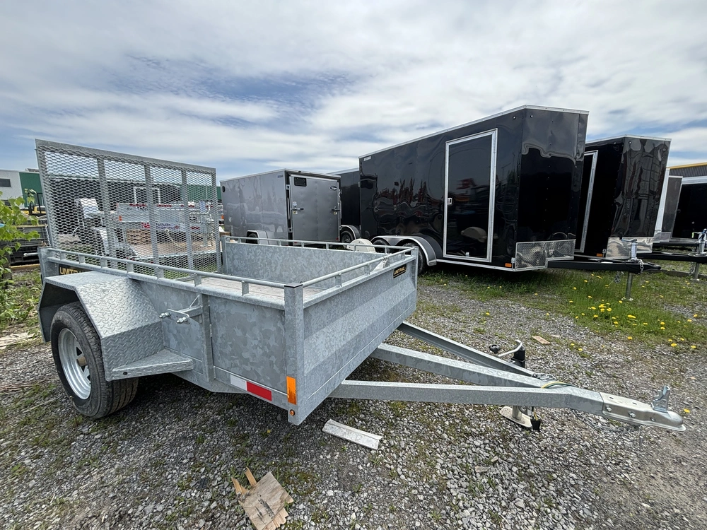 2024 Unitrail 5x10 Unitrail Series Utilitaire Galvanisé, Porte Rampe alt