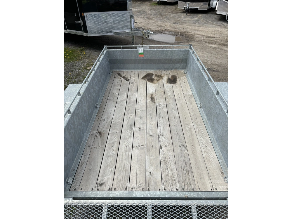 2024 Unitrail 5x10 Unitrail Series Utilitaire Galvanisé, Porte Rampe alt