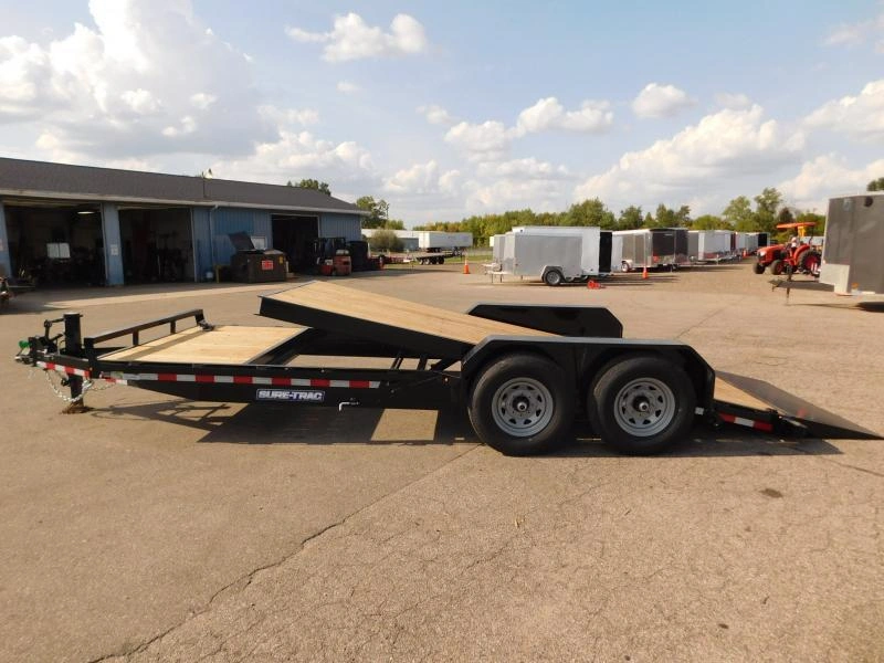 Sure-trac Tilt Bed 7x18+4 14k Remorque A Bascule 2023 alt