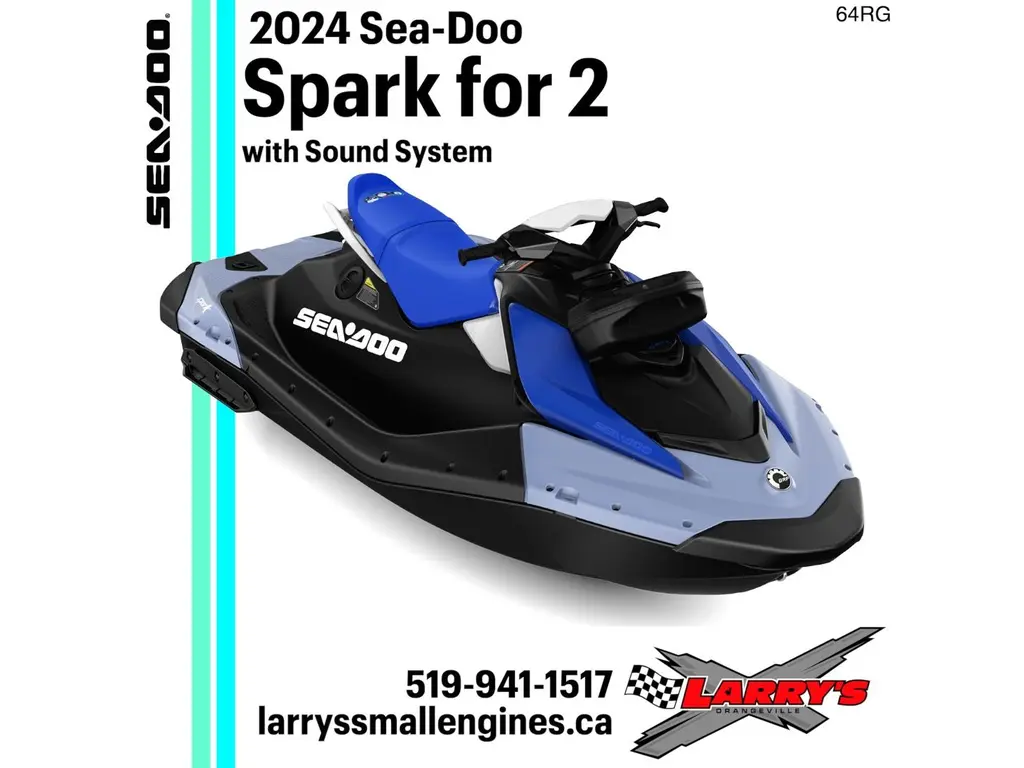 2024 Sea-Doo SPARK for 2 with Convenience Package & Audio 64RG
