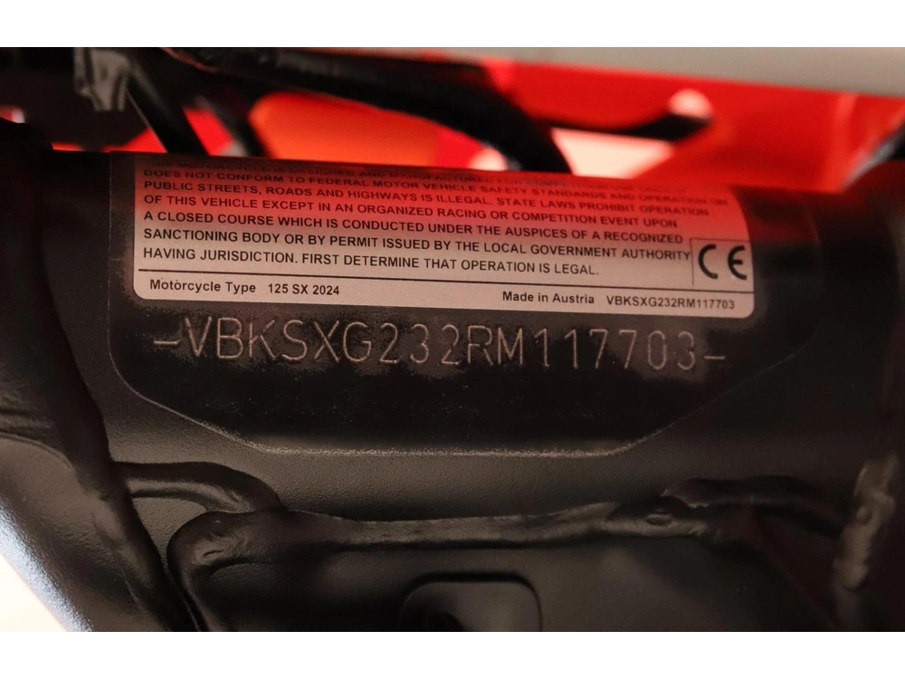 2024 Ktm 125 Sx alt