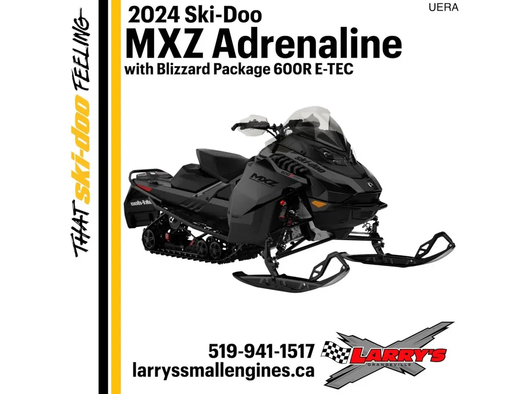 2024 Ski-Doo MXZ ADRENALINE WITH BLIZZARD PACKAGE 600R 129 UERA