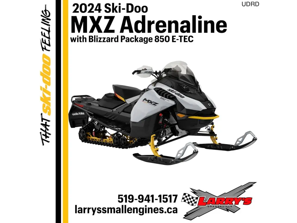2024 Ski-Doo MXZ Adrenaline with Blizzard Package 850 E-TEC 137 1.25"IR UDRD