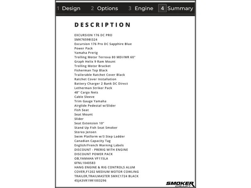 2024 Smoker-Craft Excursion 176 DC PRO