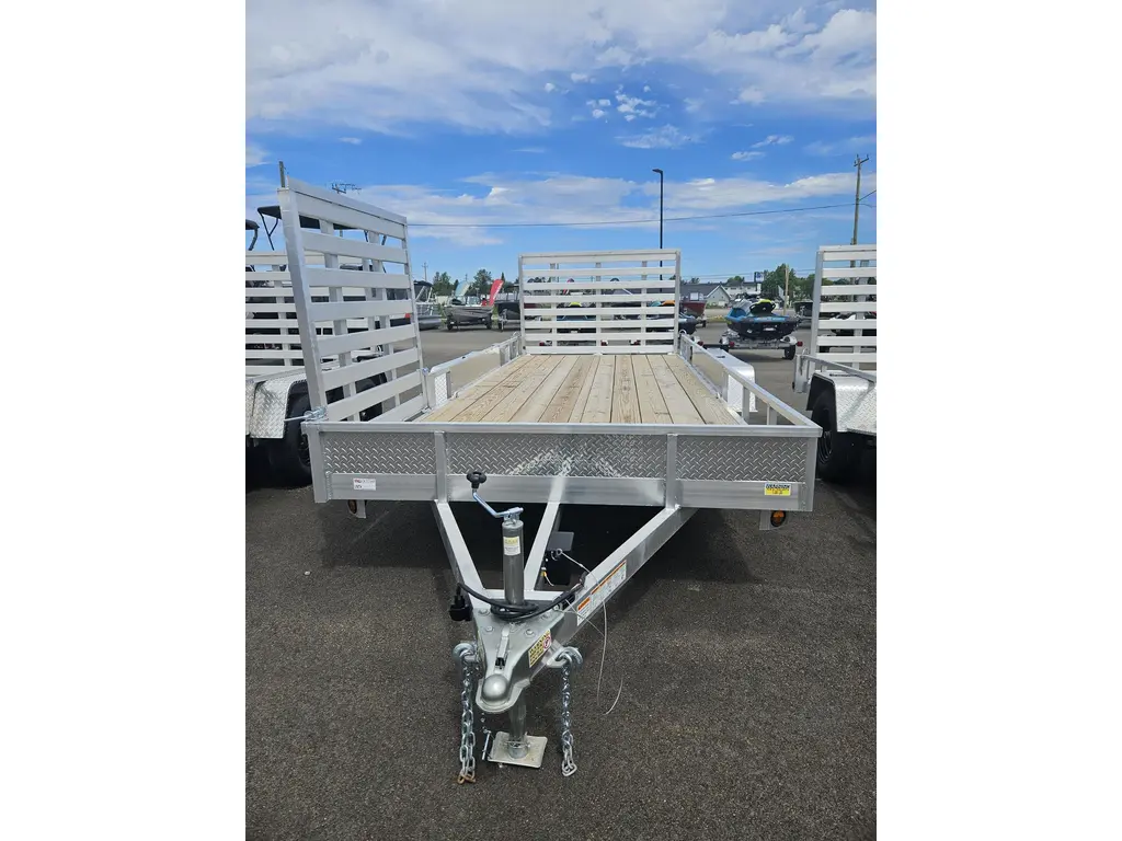 2024 Action Trailers Utility 82X16 Tandem 7000lbs Aluminium (Side Gate)