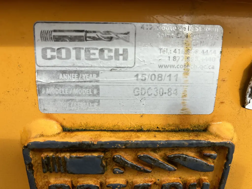 2011 Cotech GDC30-84