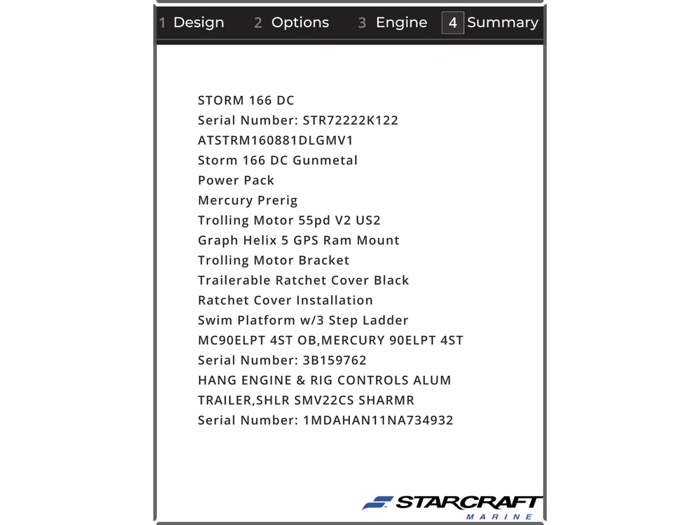 2022 Starcraft Storm 166 Dc alt
