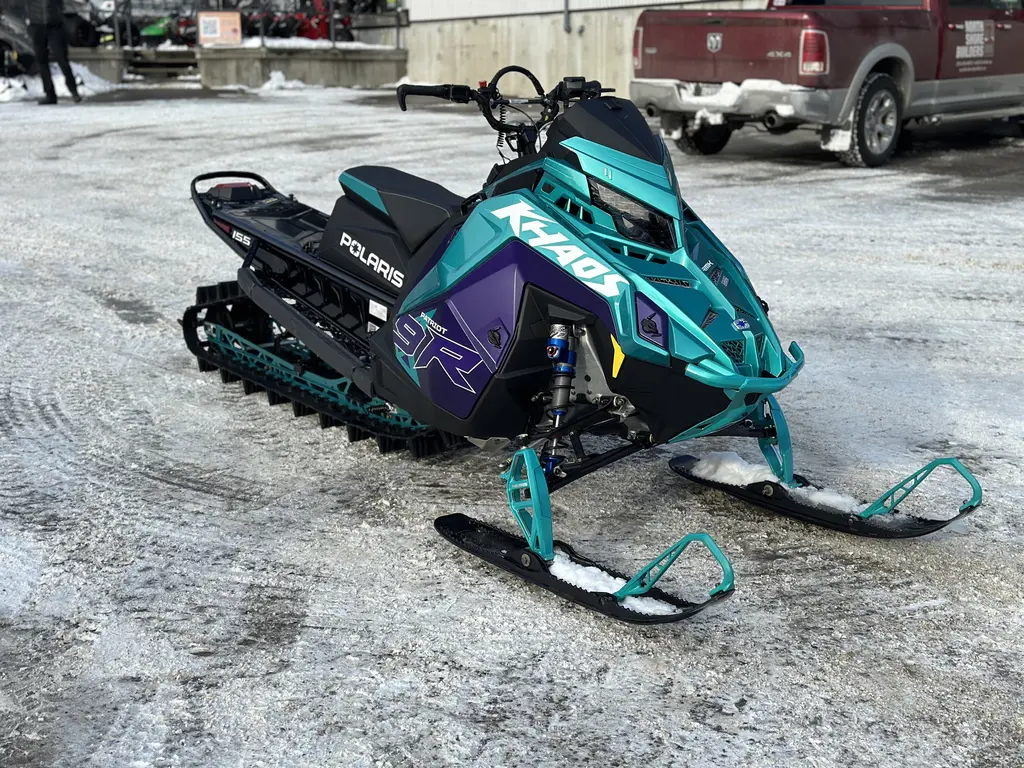 2024 Polaris PATRIOT 9R RMK KHAOS SLASH 155 - Matte Plum Crazy / Radiant Green