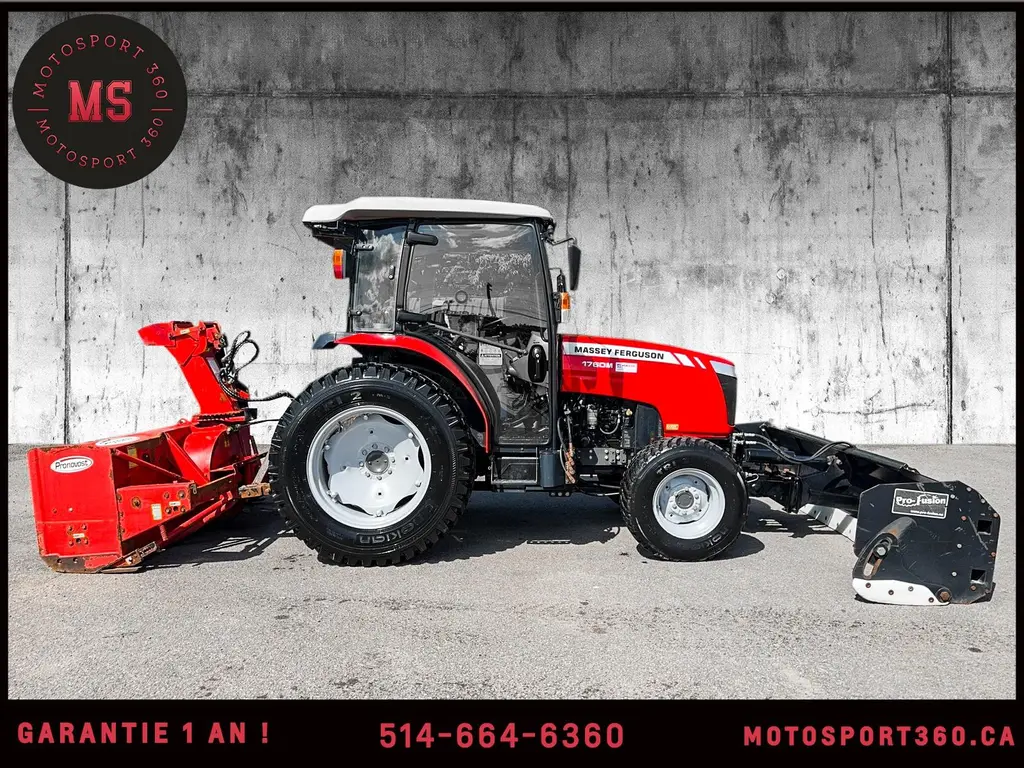 2019 Massey Ferguson 1760M - TRACTEUR + SOUFFLEUR +GRATTE