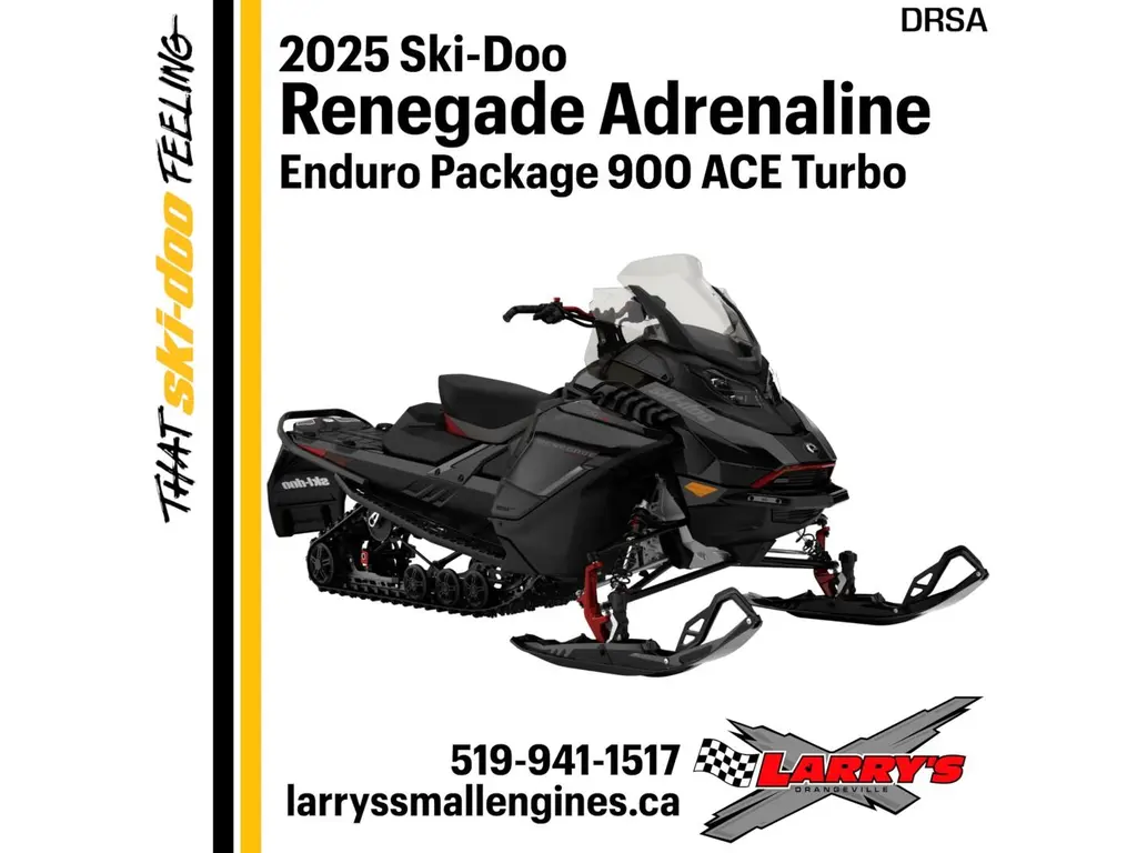 2025 Ski-Doo Renegade Adrenaline with Enduro Package 900 ACE Turbo - DRSA