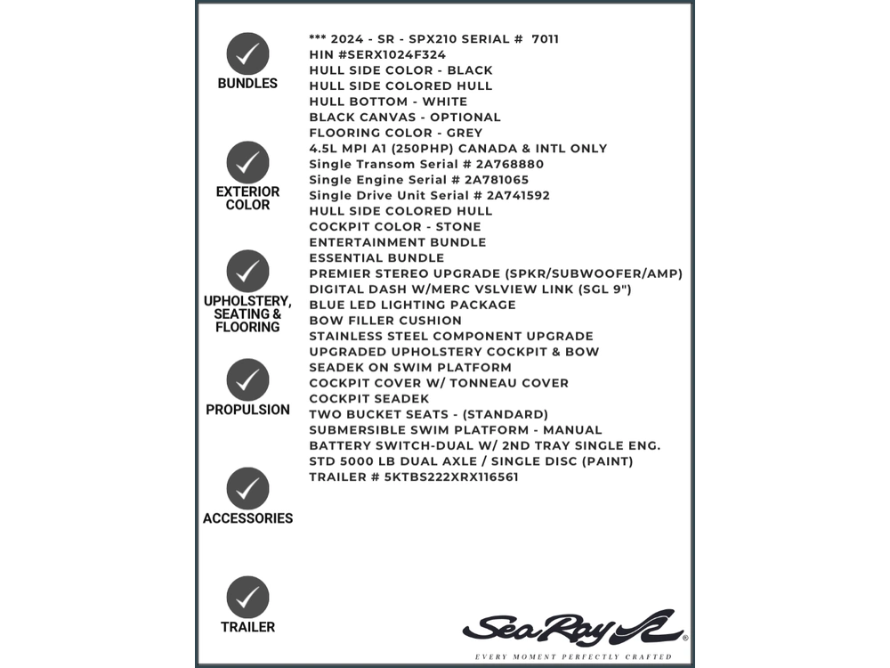 2024 Sea Ray Spx 210 No Luxury Tax* alt