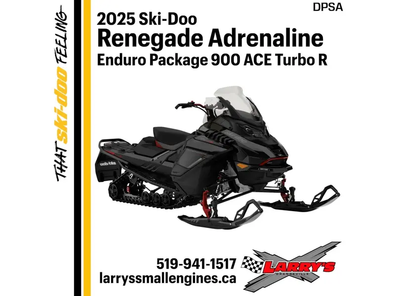 2025 Ski-Doo Renegade Adrenaline with Enduro Package 900 ACE Turbo R DPSA