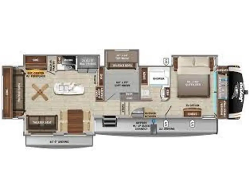 2022 Jayco 355 MBQS Eagle thumbnail 2
