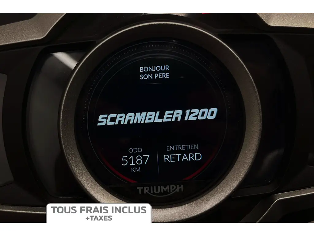 2023 Triumph Scrambler 1200 XE - Frais inclus+Taxes