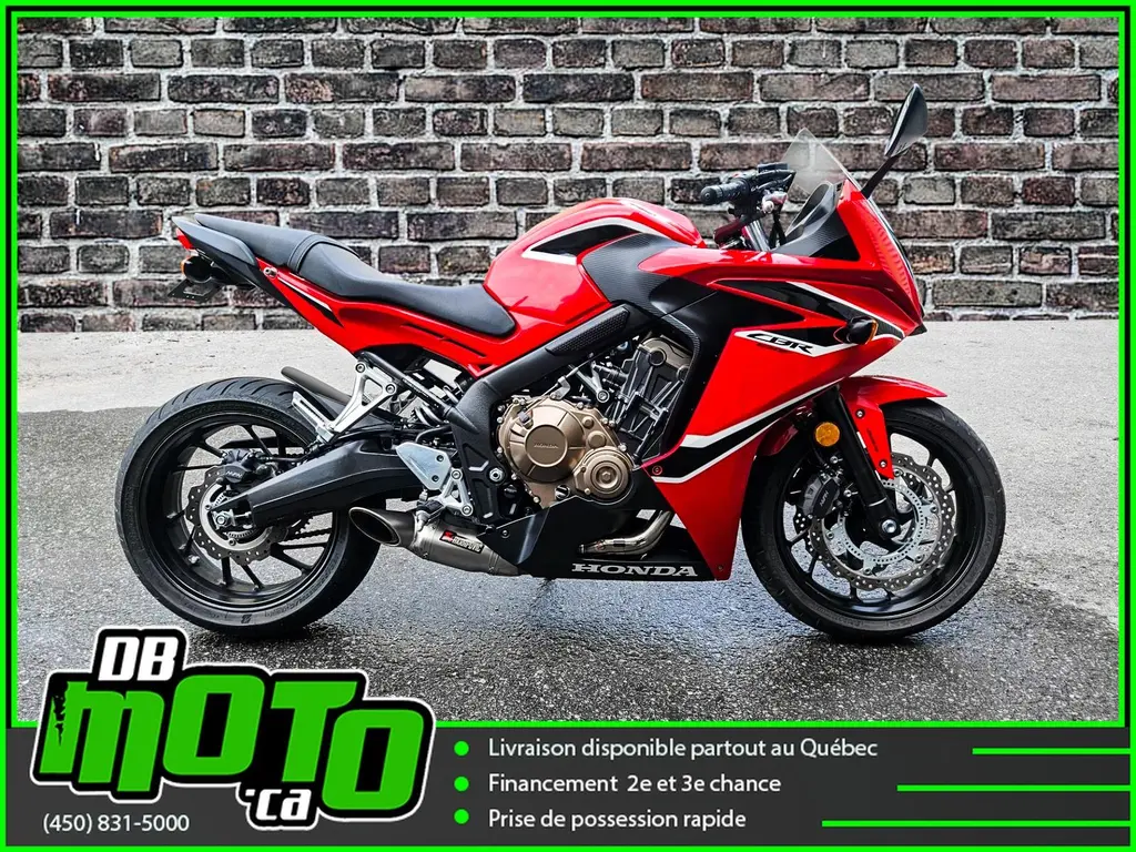 2018 Honda CBR 650 F ABS ** AUCUN FRAIS CACHÉ **