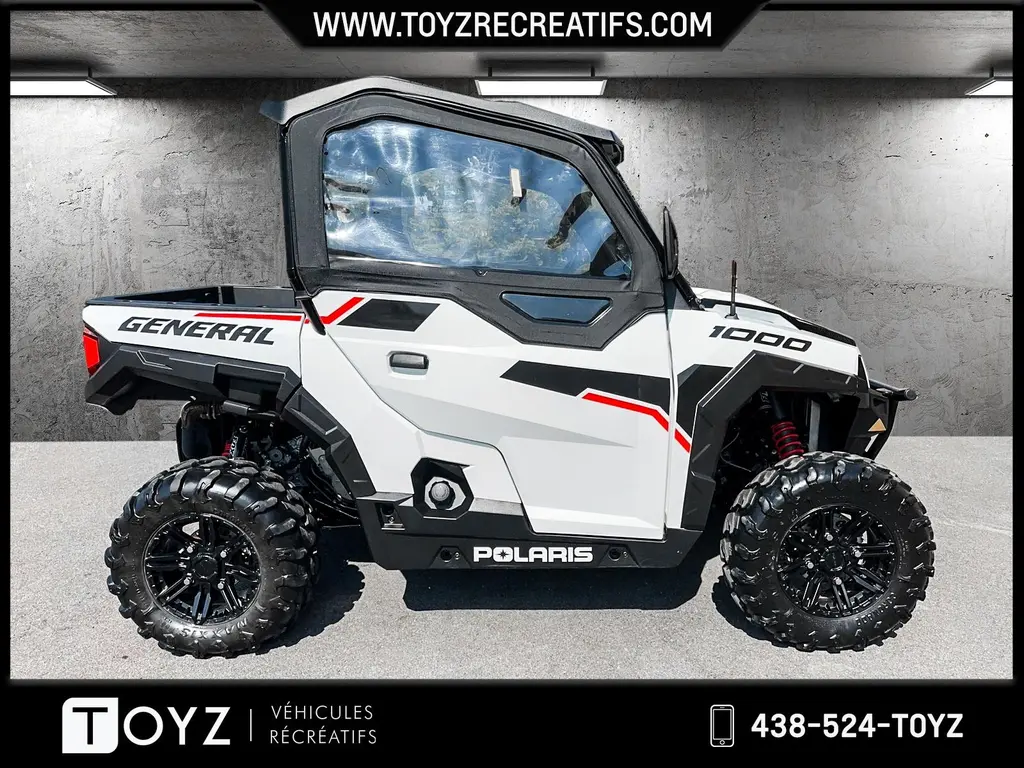 2021 Polaris GENERAL 1000 DELUXE RIDE COMMAND + CABINE FERMÉ !