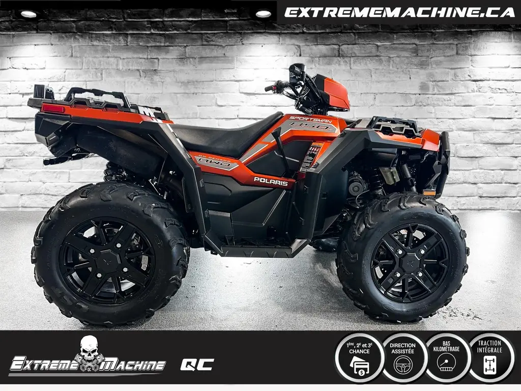 Polaris SPORTSMAN 850 PREMIUM ORANGE RUST 2021 - SEULEMENT 2709KM!!!