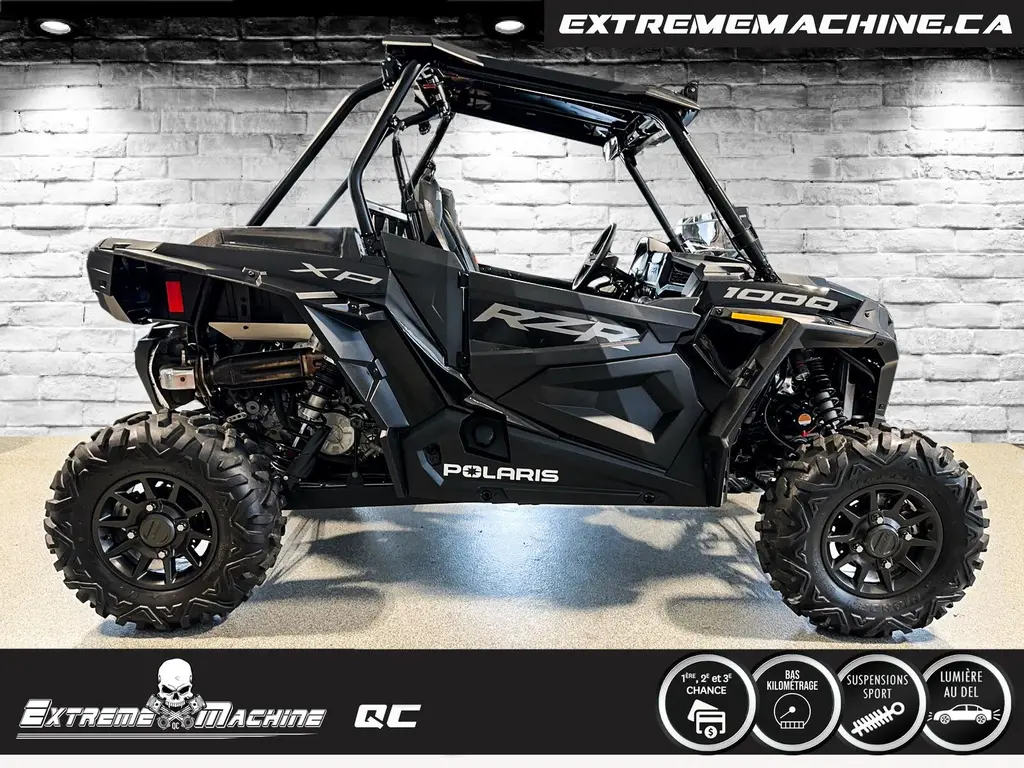 Polaris RZR XP 1000 Sport Cruiser Black 2023 - SEULEMENT 955KM - COMME NEUF!!!