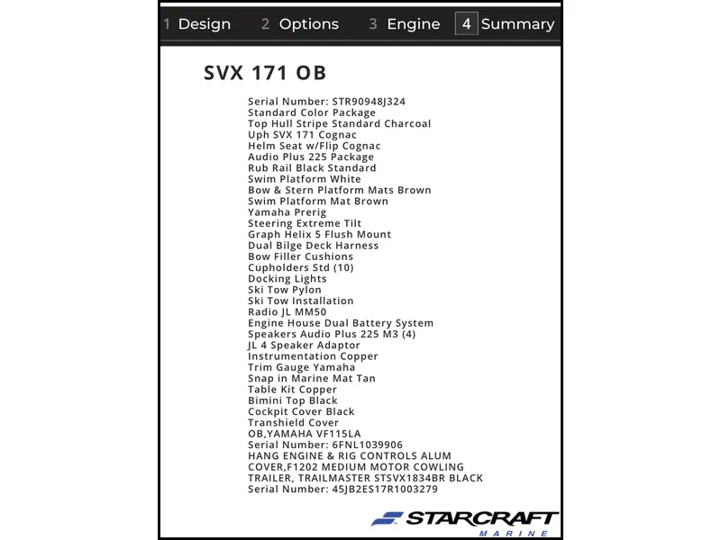 2024 Starcraft SVX OB 171 CLEARANCE PRICED