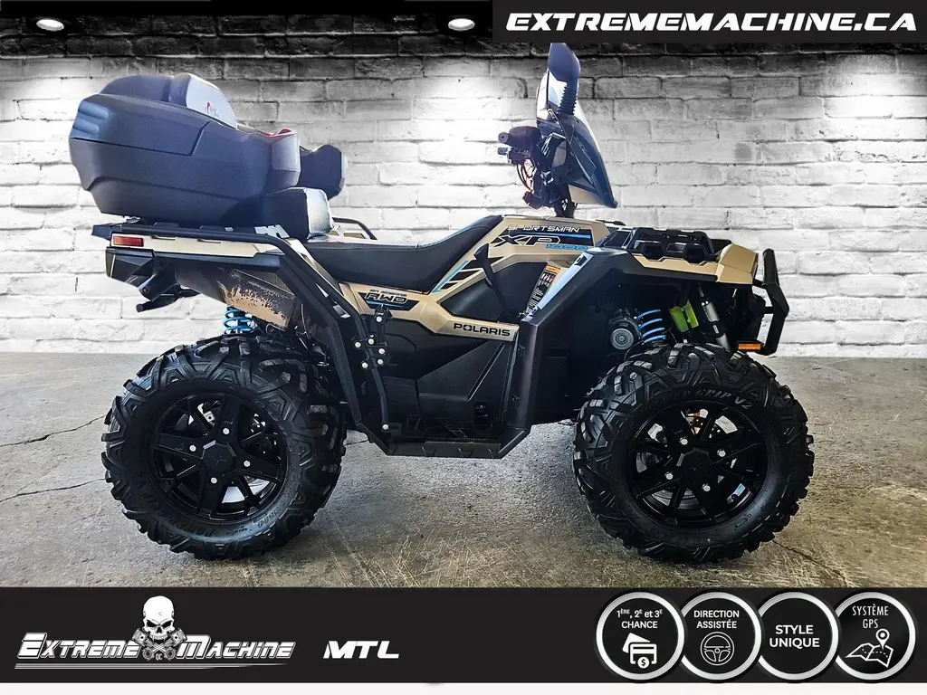 Polaris Sportsman XP 1000 RIDE COMMAND Edition Silver Quartz Metallic IMPECCABLE!!! 2023