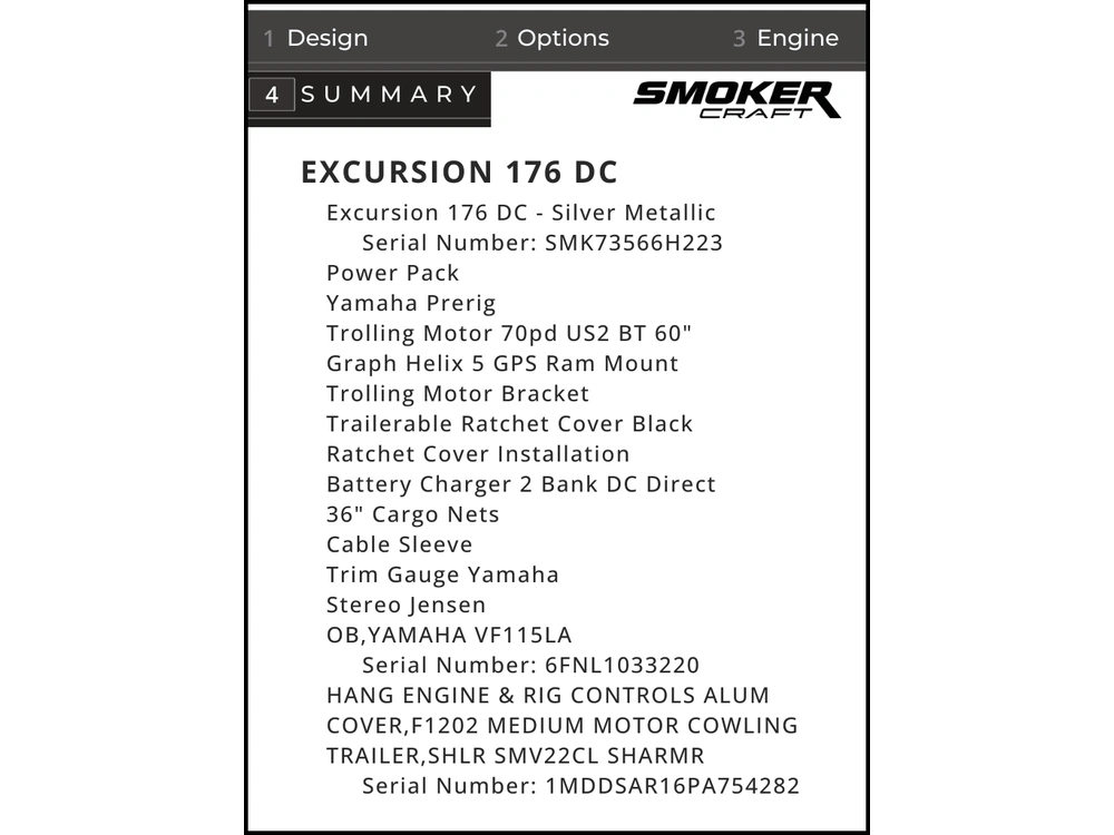 2023 Smoker-craft Excursion 176 Dc alt